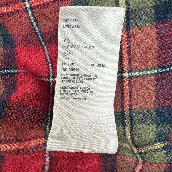 ABERCROMBIE & FITCH Brown Tweed Wool Cropped Fitted Blazer XS Dark Academia - Picture 12 of 12